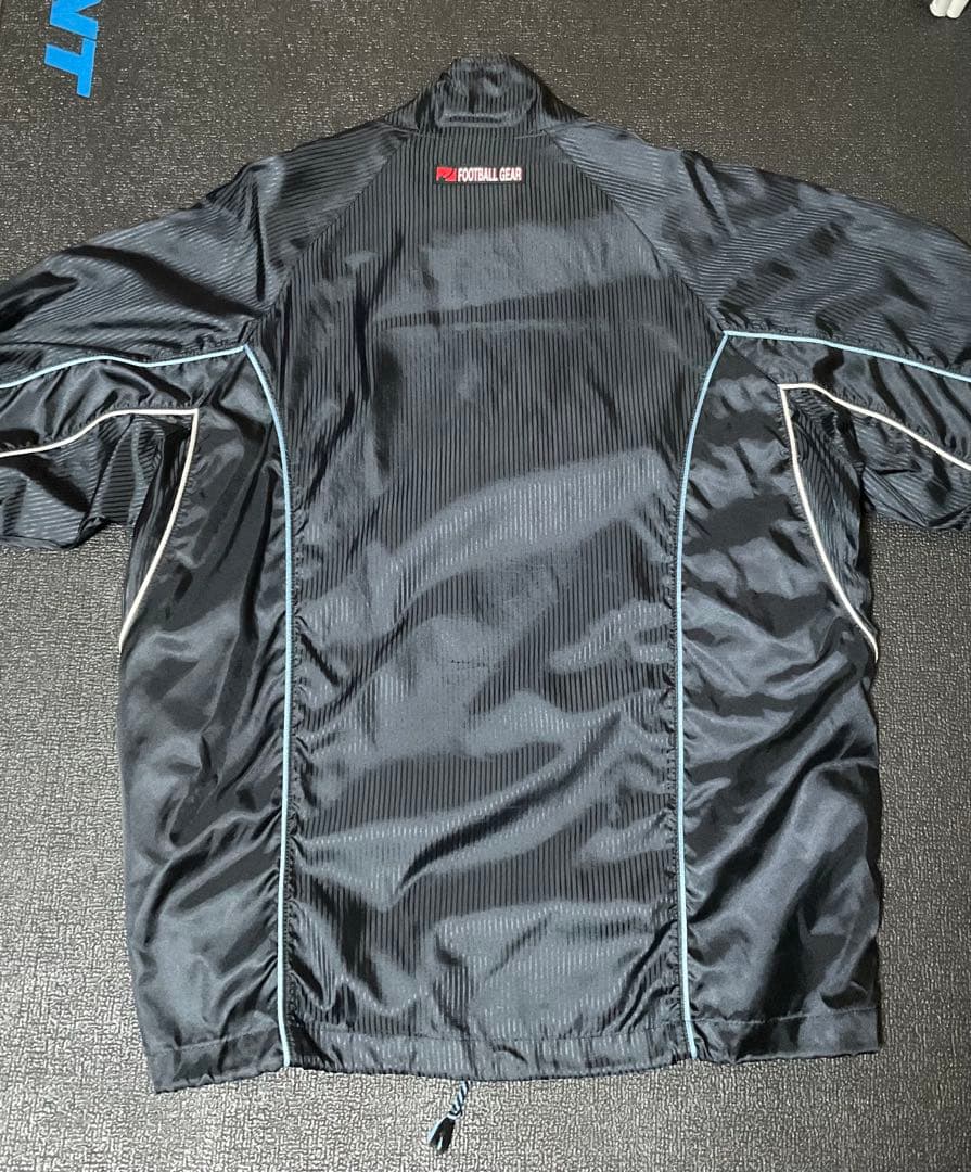 2000年前後のasics ウォームアップウェア ブラック　XL