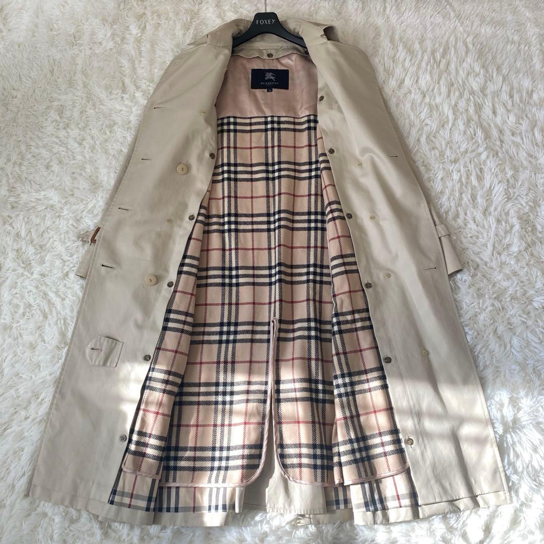 バーバリーロンドン　トレンチコート　ライナー　ノバチェック　ロング　ベージュ