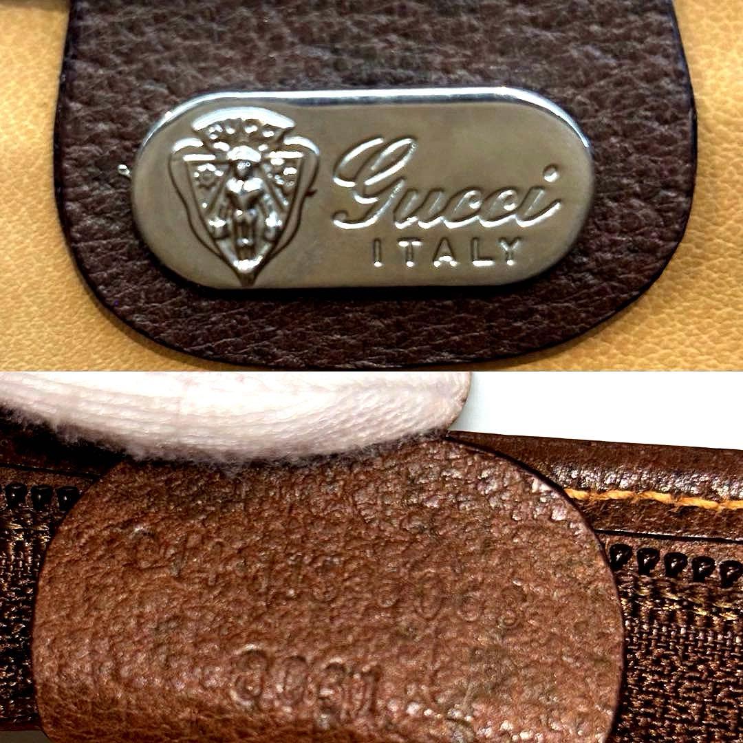 美品✨ Gucci GGパターン クラッチバッグ オールドグッチ ヴィンテージ