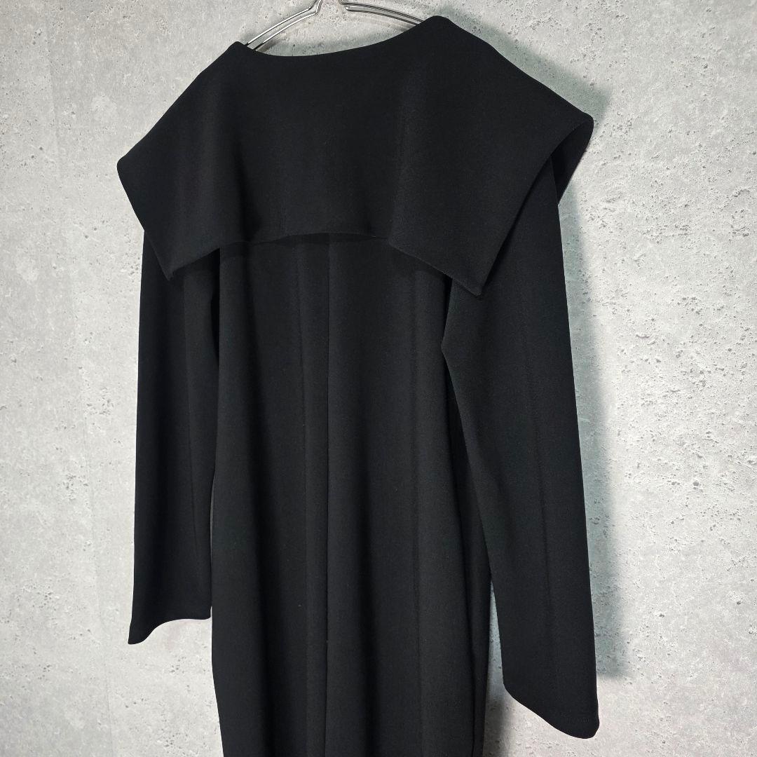 美品 MARIA セーラーパールドレス ワンピース　パール　ブラック