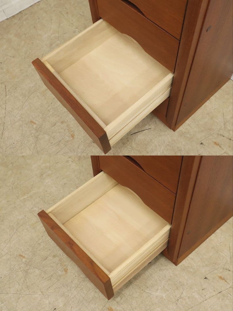 ジャパンヴィンテージ【日田工芸】チーク材 キャビネット飾り棚・収納・北欧スタイル