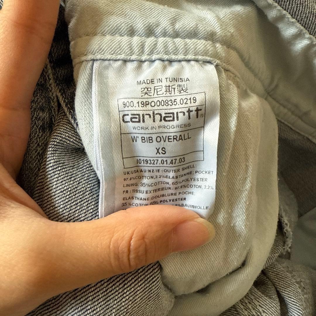 Carhartt デニムオーバーオール　XS