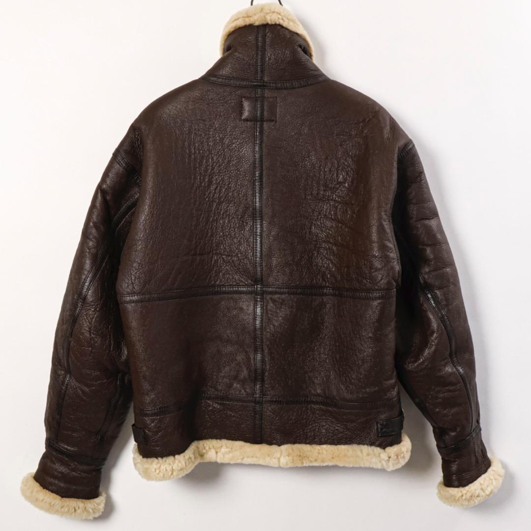 H4491◾️AMP TYPEB-3　レザー90年代ムートンフライトジャケット