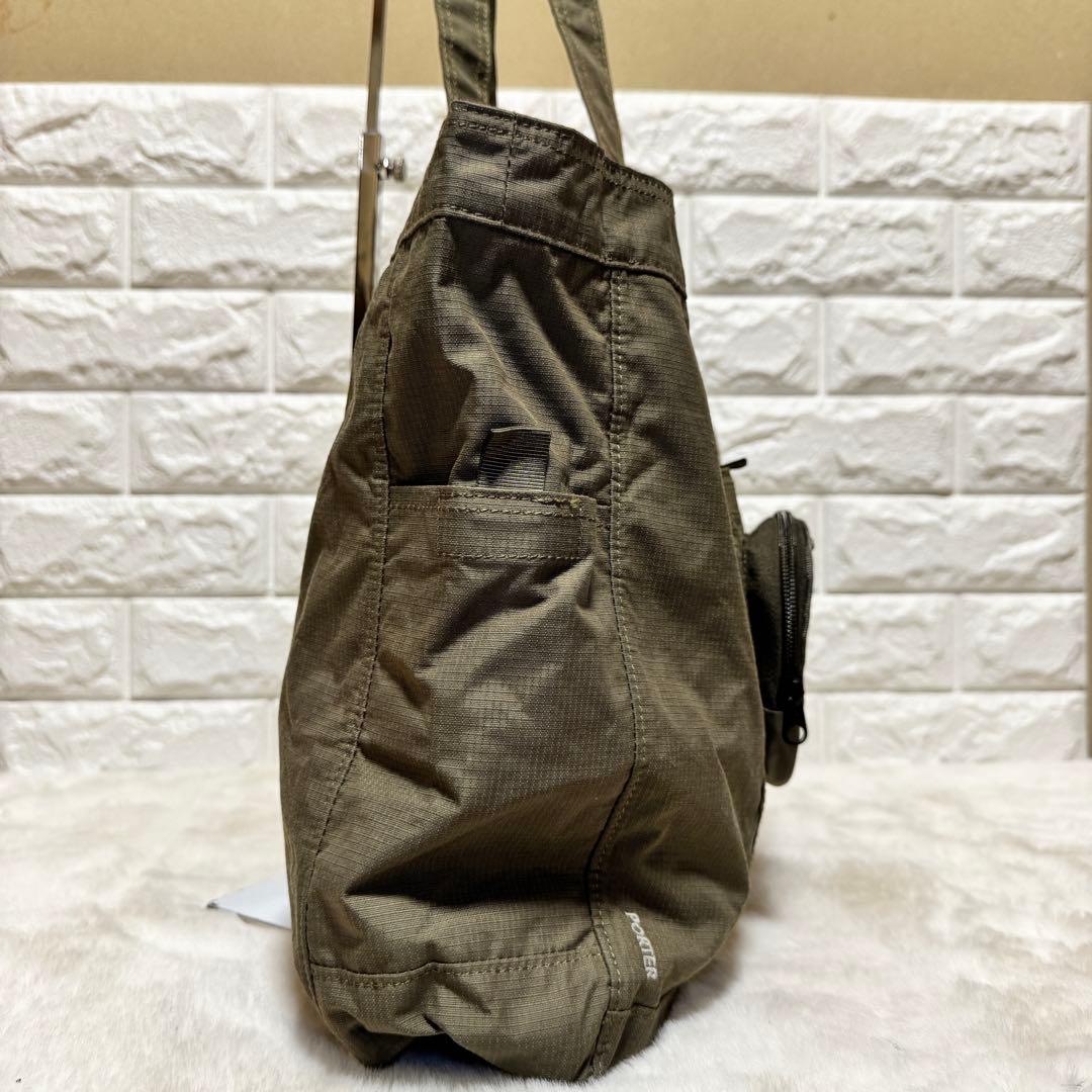 ポーター PORTER パッカブルトートバッグ ナイロン カーキ 吉田カバン