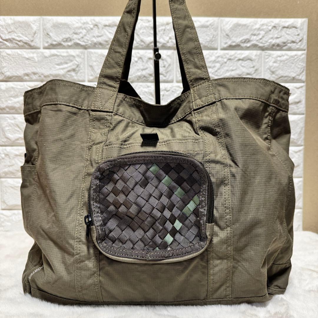 ポーター PORTER パッカブルトートバッグ ナイロン カーキ 吉田カバン