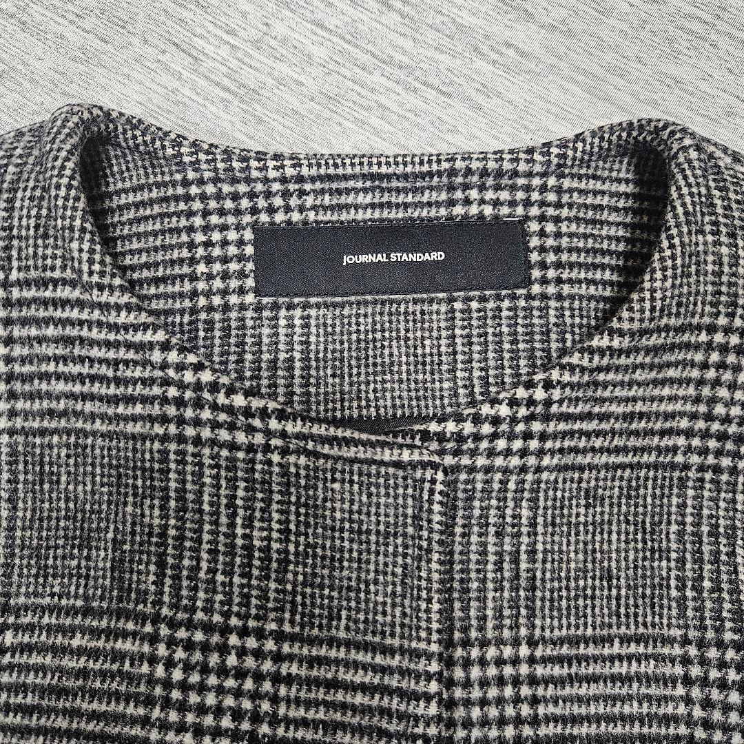 【ピース】スーパー140ビーバーノーカラーショートコート