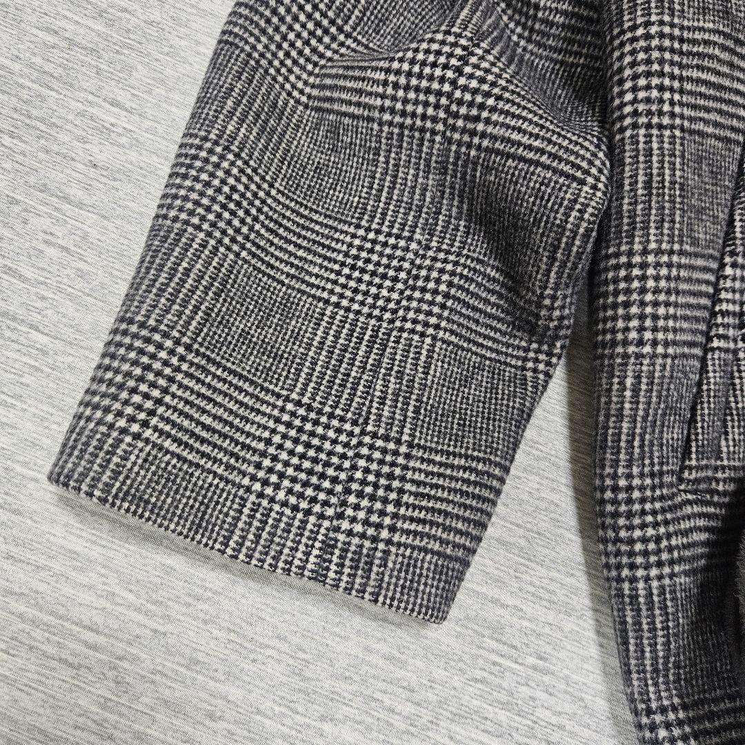 【ピース】スーパー140ビーバーノーカラーショートコート