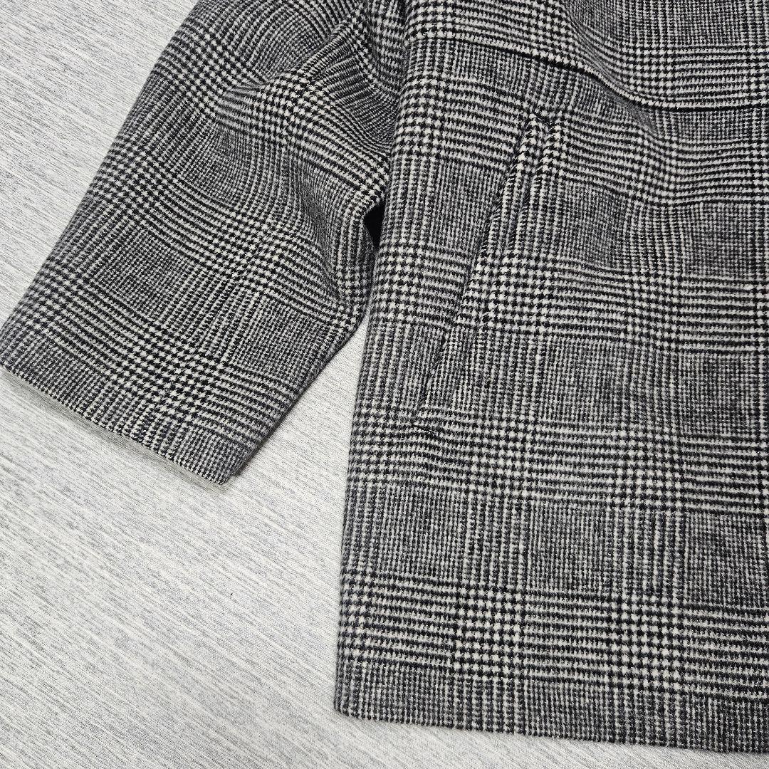 【ピース】スーパー140ビーバーノーカラーショートコート