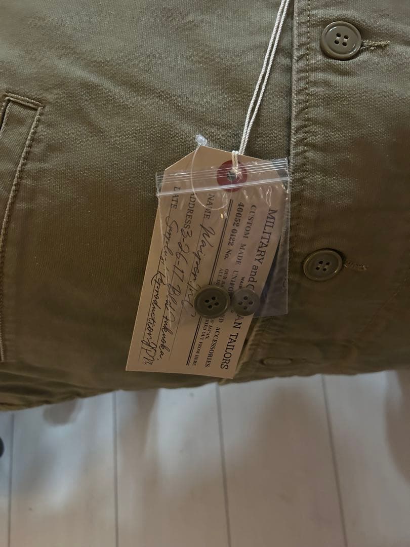 未使用　WIPER N-1 デッキジャケット ステンシル ワイパー42 N1