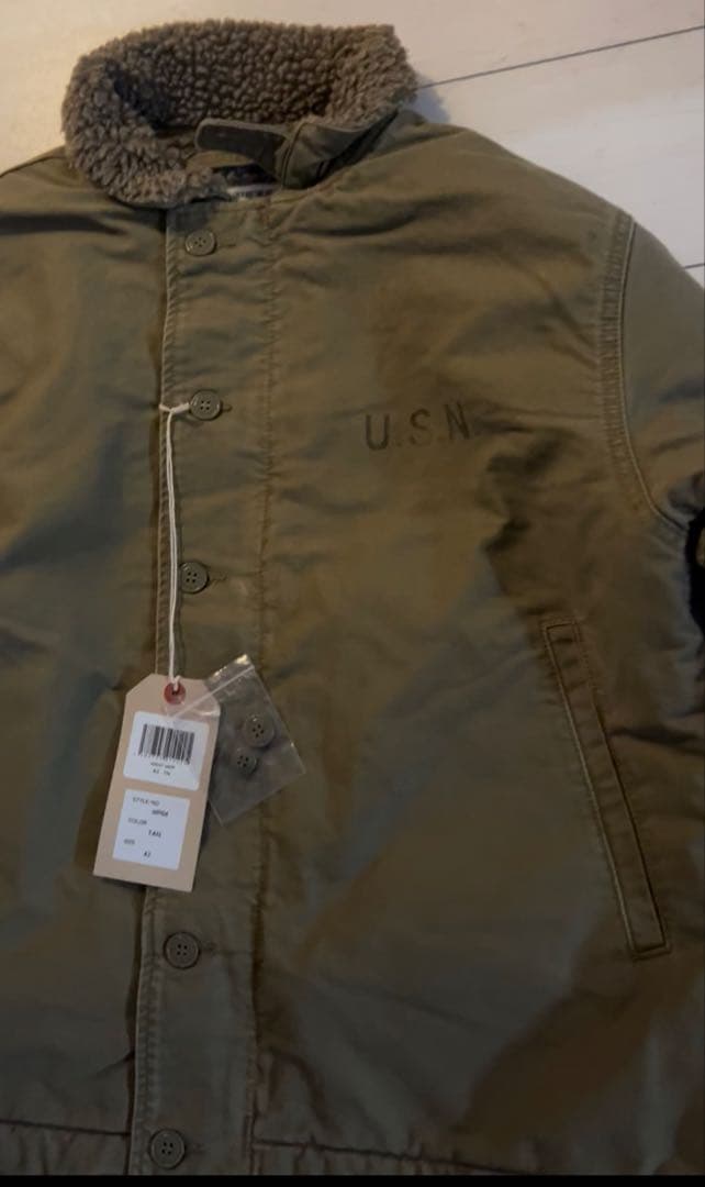 未使用　WIPER N-1 デッキジャケット ステンシル ワイパー42 N1