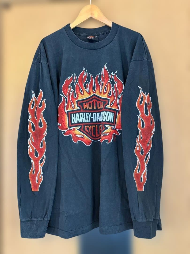 ハーレーダビットソン Harley-Davidson フレイム ロンT XL 黒