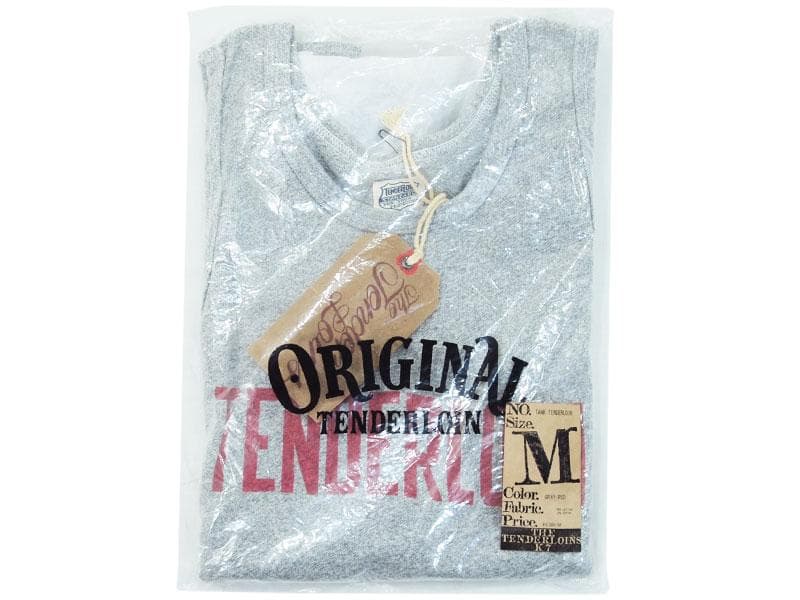 新品 デッドストック TENDERLOIN TANK 霜降り タンクトップ M
