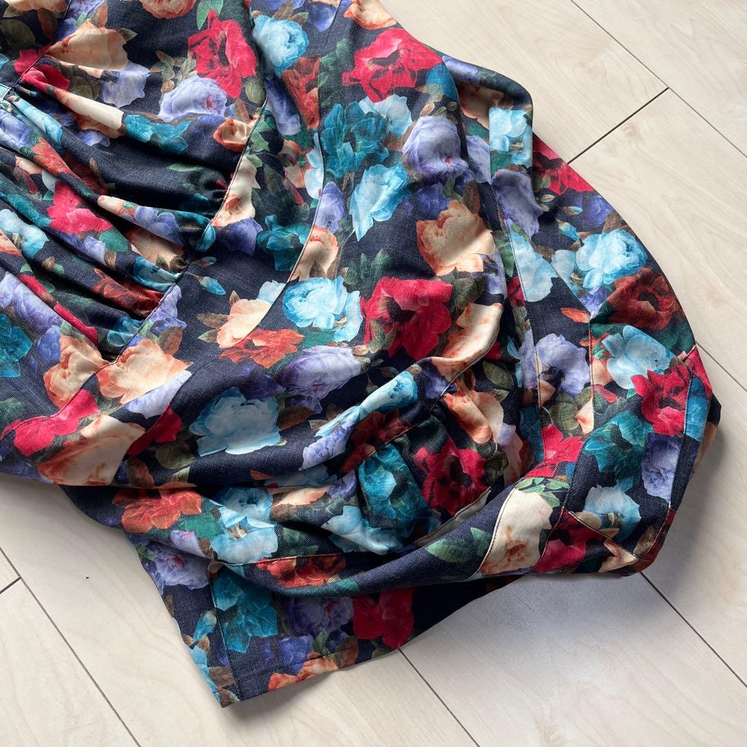 16AW tricot COMMEdesGARCONS スカート 花柄 変形