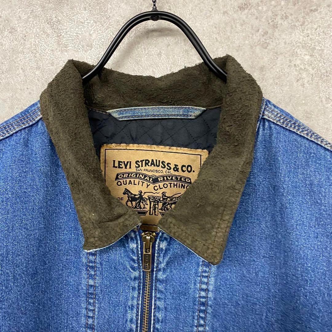 US古着◆リーバイス カバーオール デニムジャケット メンズ2XL