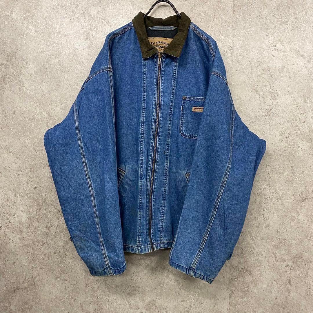 US古着◆リーバイス カバーオール デニムジャケット メンズ2XL