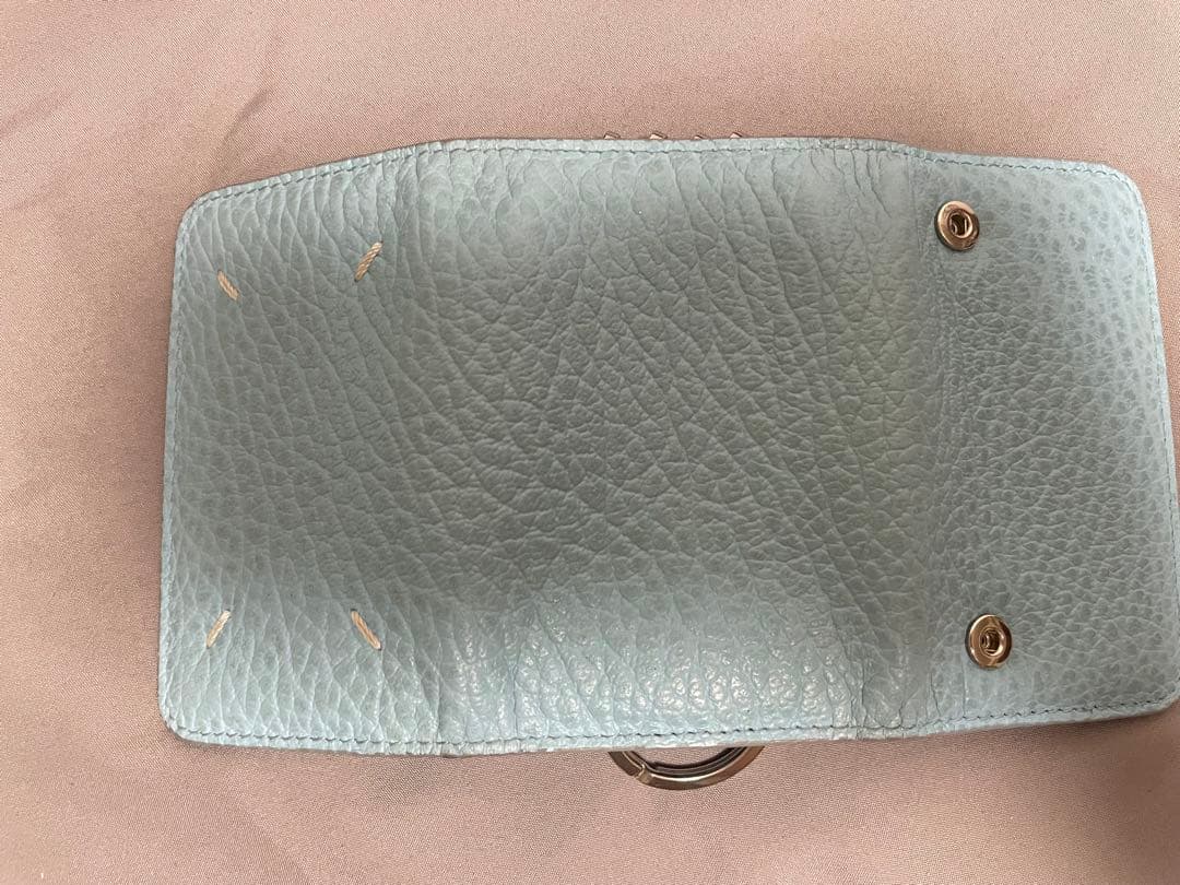 【正規品保証カード付】Maison Margiela 水色キーケース