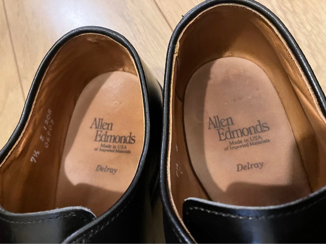 Allen Edmonds ウォルトンderlay Uチップ US7.5E