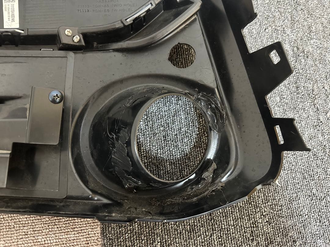 FK8 シビック タイプR 後期 純正 フォグ ガーニッシュ