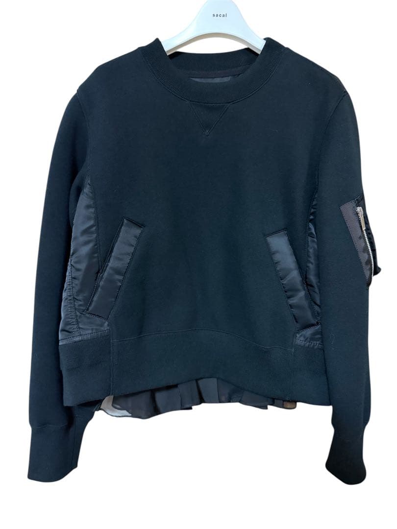 【未使用】sacai スウェットプルオーバー