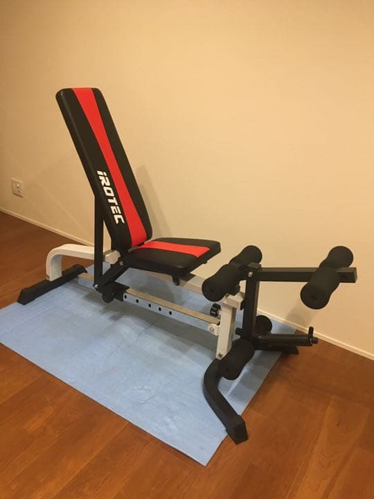 新品 5センチ短縮カット済 アイロテック IROTEC マルチポジションベンチ