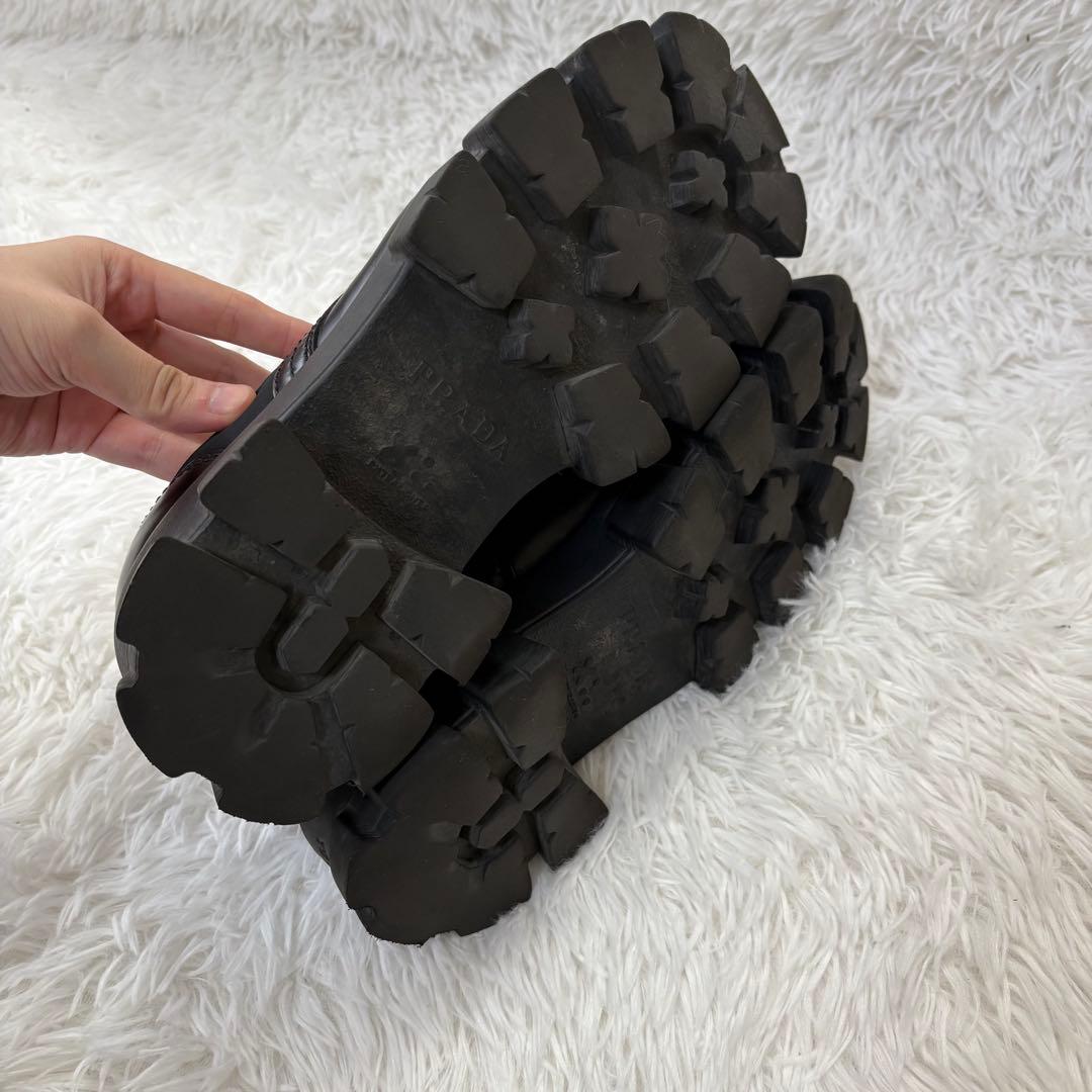 PRADA レザーシューズ ブラック UK7 メンズ