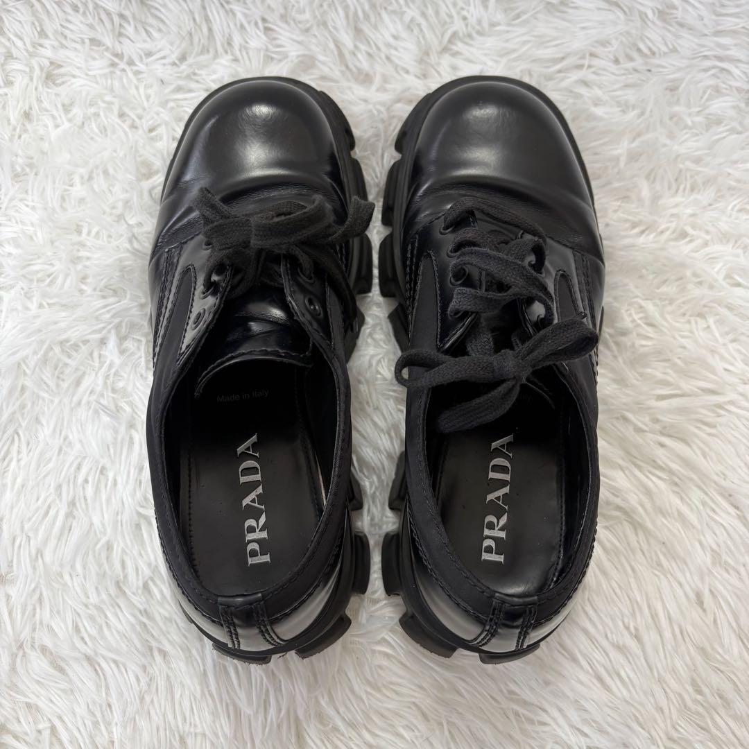 PRADA レザーシューズ ブラック UK7 メンズ