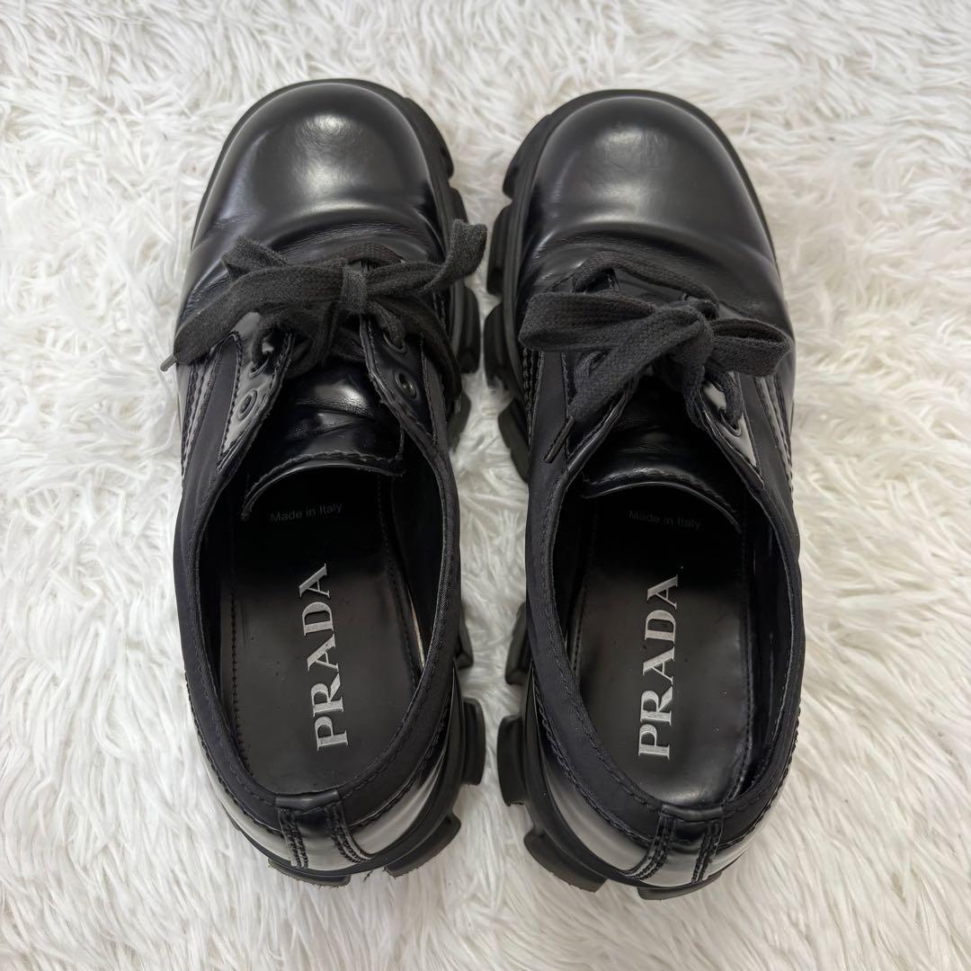 PRADA レザーシューズ ブラック UK7 メンズ