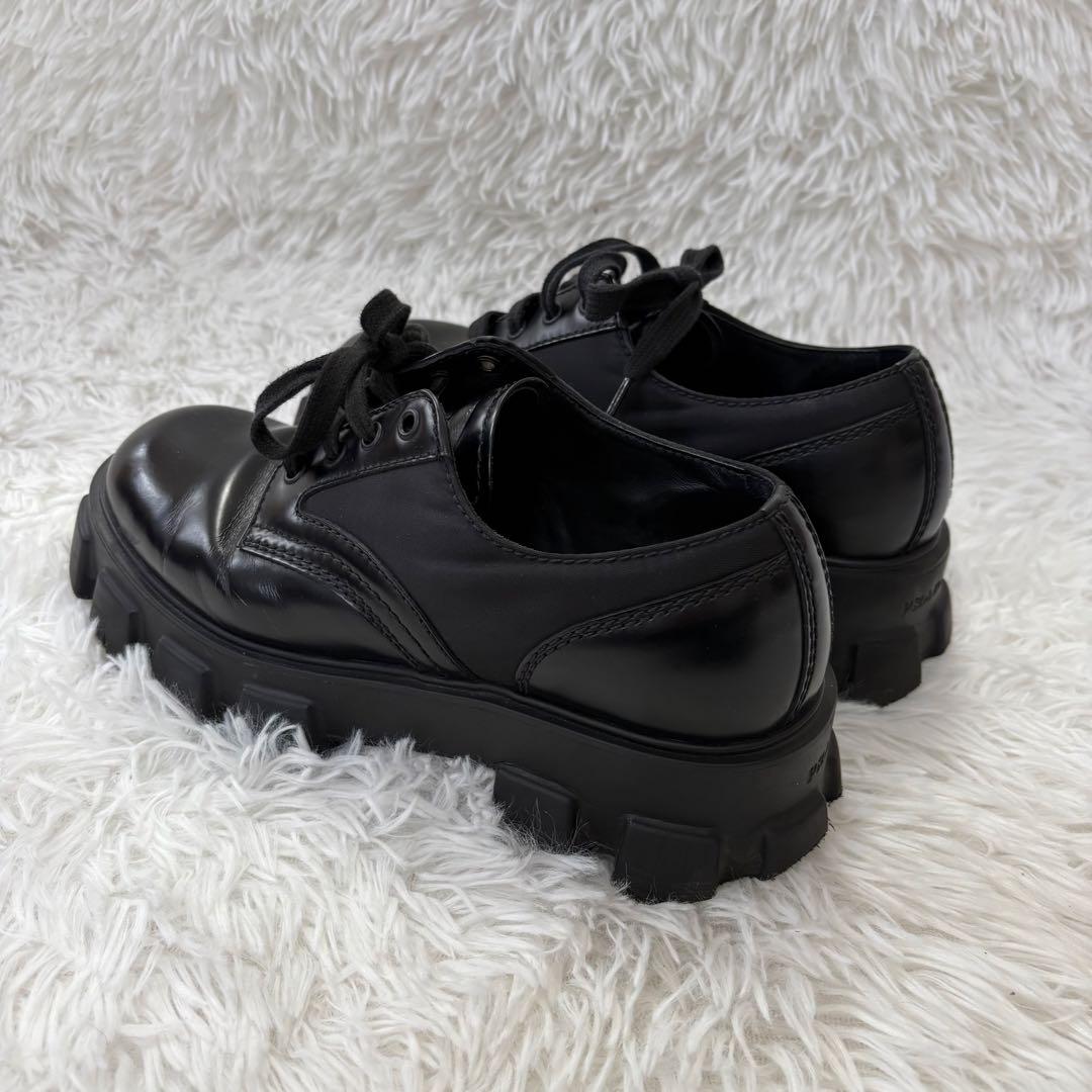 PRADA レザーシューズ ブラック UK7 メンズ