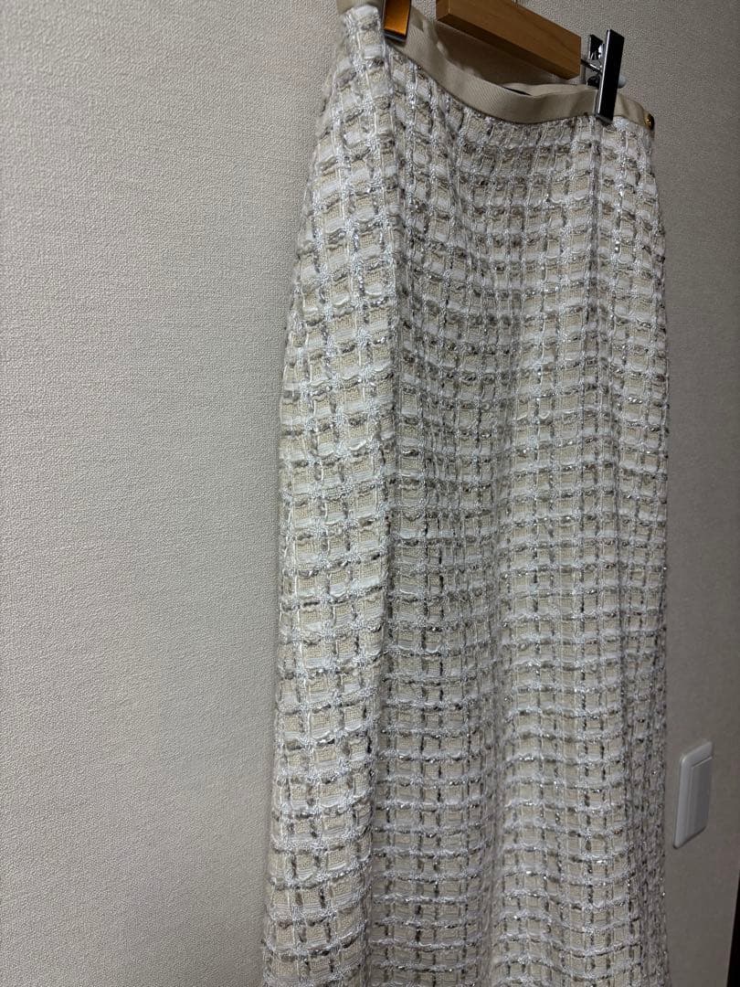 【最終お値下げ】ドゥロワー　ツイードスカート