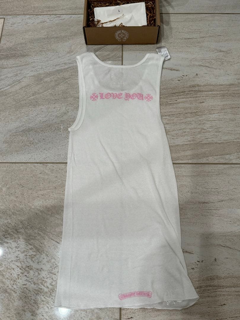 【新品未使用】ChromeHeartsクロムハーLOVEYOURIBTANK L