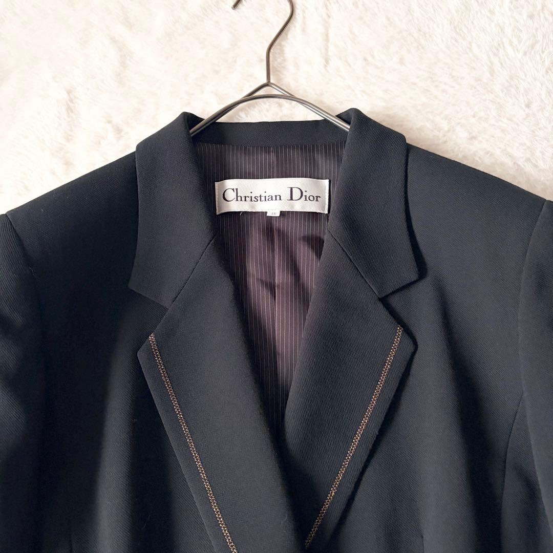 6269 希少✨ クリスチャンディオール テーラードジャケット 11 金ステッチ
