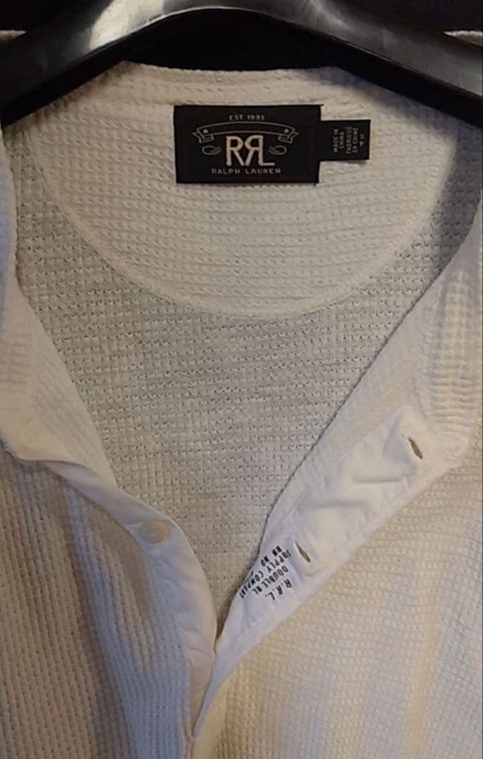 RRL ダブルアールエル ヘンリーネックカットソー キムタク着