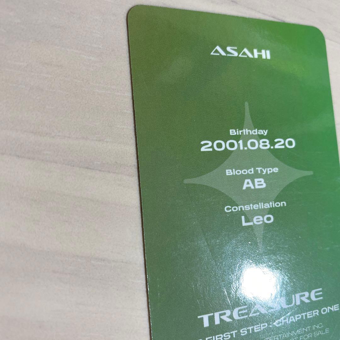 treasure アサヒ トレカ ポストカード