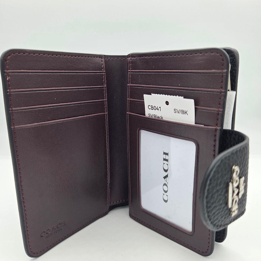 コーチ CBO41 二つ折り財布 リファインド レザー ジップ ウォレット