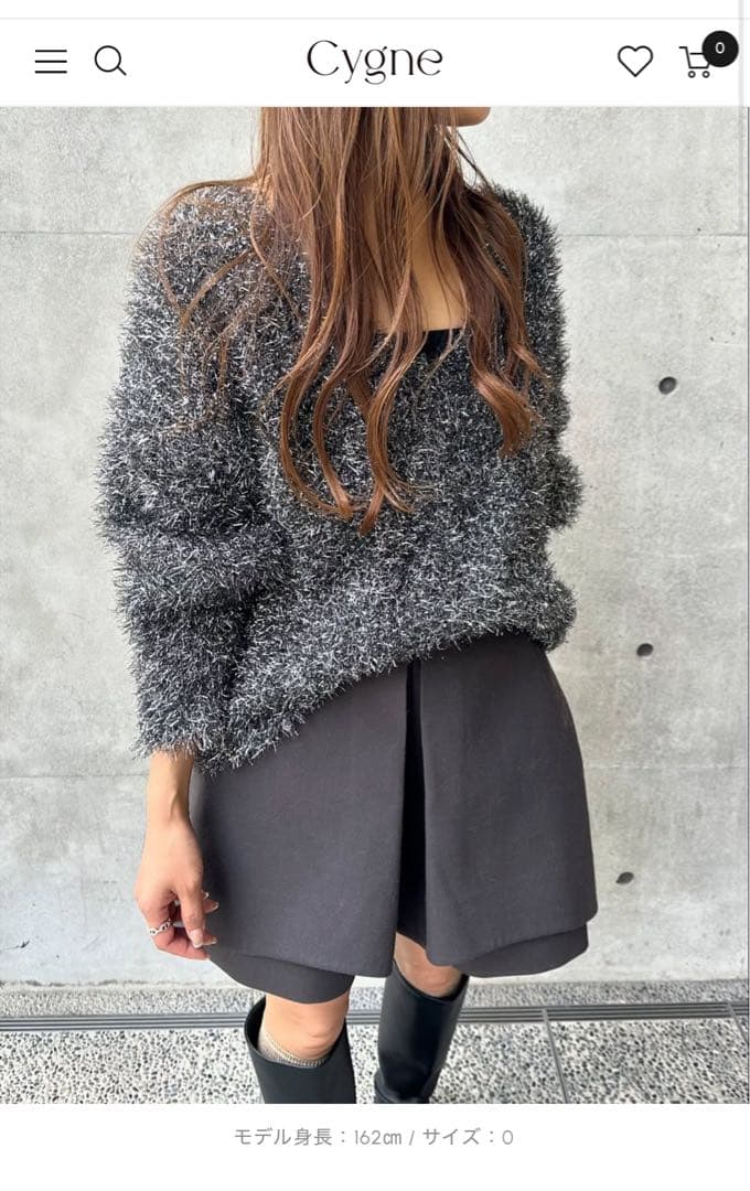 Cygne フレアショートパンツ サイズ0