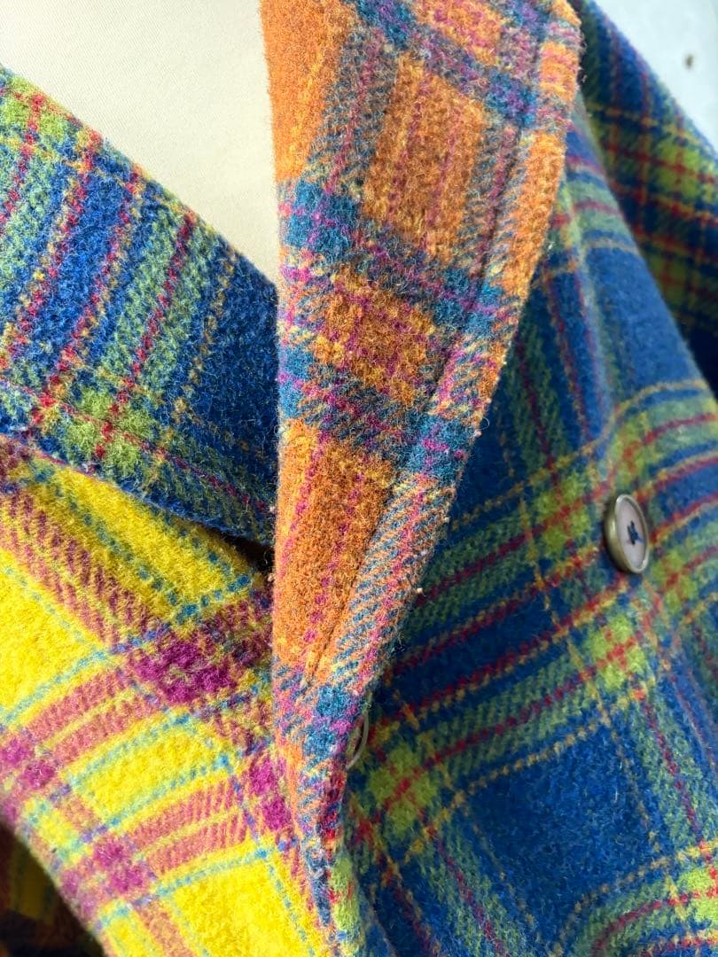 DOLCE &GABBANA ドルガバ　チェック　古着　イタリア製　アウター