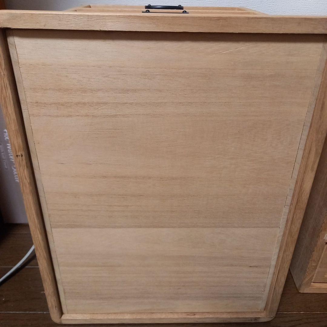 桐小型箪笥(小型チェスト) 6段（2分割可能）小引き出し　工芸品