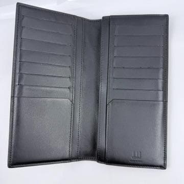 極美品 dunhill エンジンターン　二つ折り財布