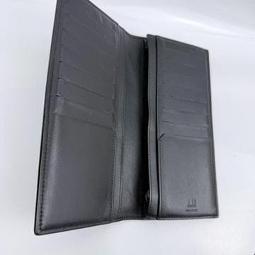 極美品 dunhill エンジンターン　二つ折り財布