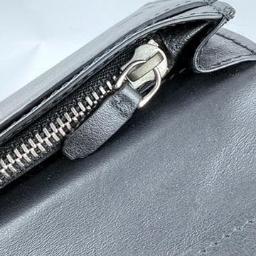 極美品 dunhill エンジンターン　二つ折り財布