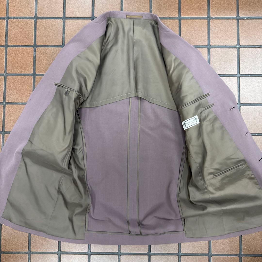 新品 Lサイズ メンズスーツ ヴィンテージスーツ パープル系 セットアップ