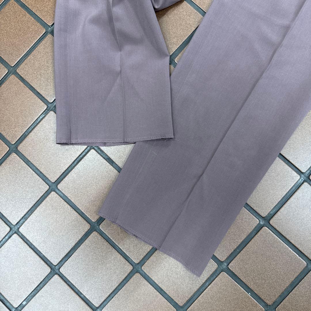 新品 Lサイズ メンズスーツ ヴィンテージスーツ パープル系 セットアップ