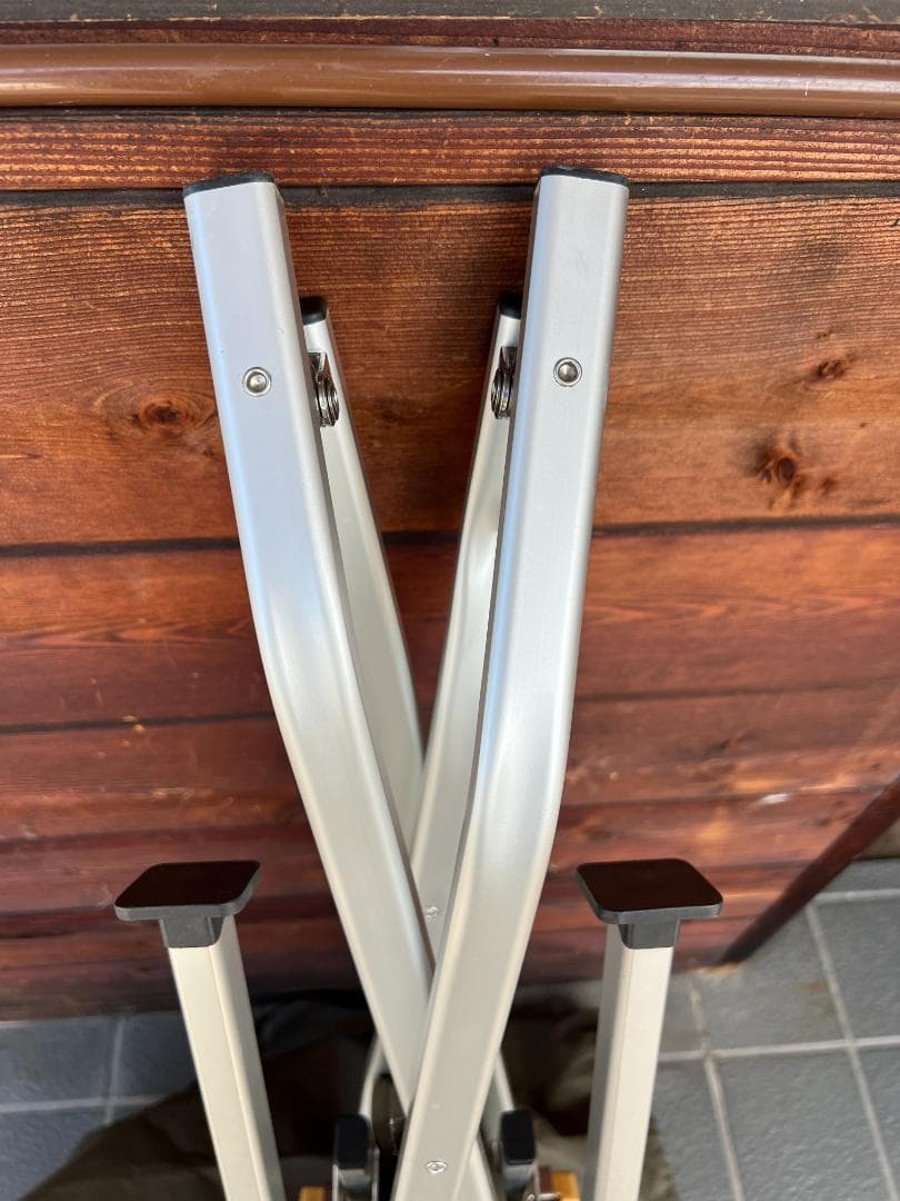 ユーキ　美品）ローチェア30 ブラウン LV-091BR（A)