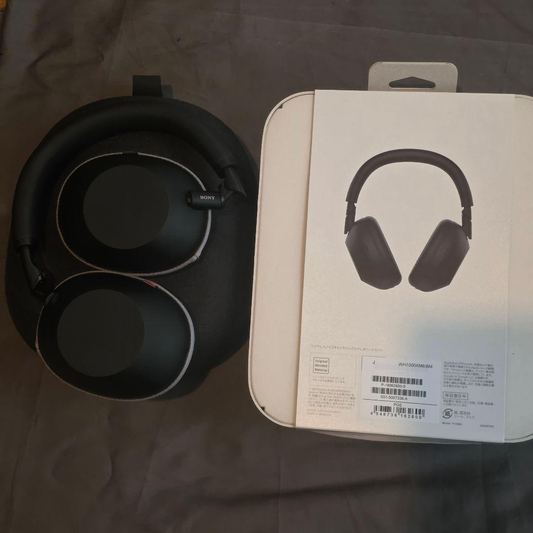 SONY WH-1000XM6/BM ワイヤレスヘッドホン