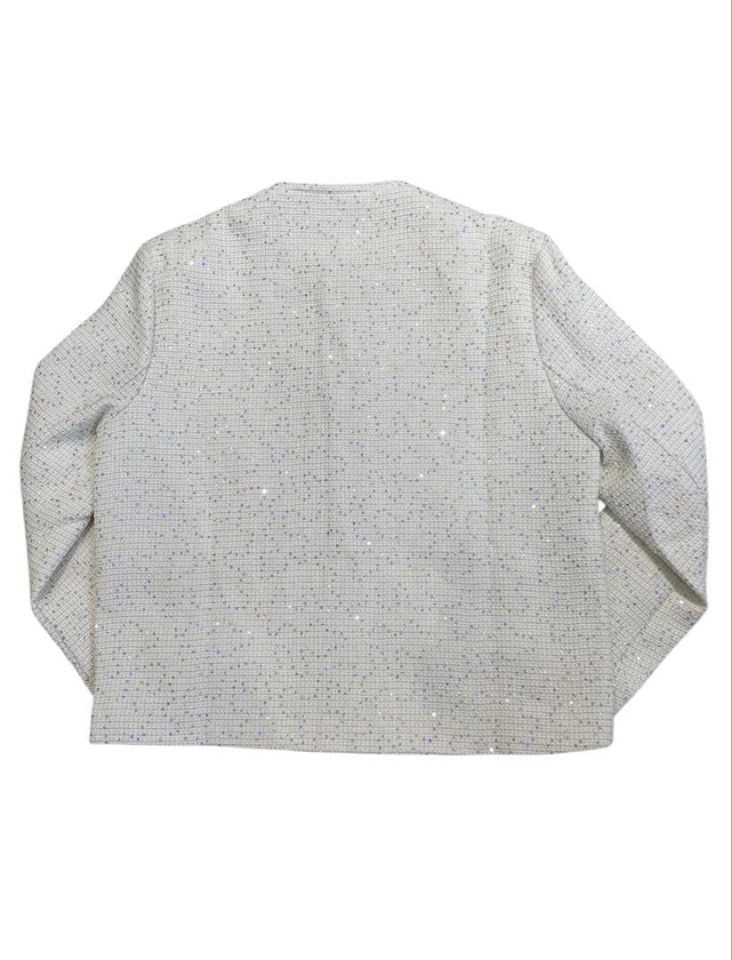 【完売品】悦也くん着用ALUDE short lame tweed jacket