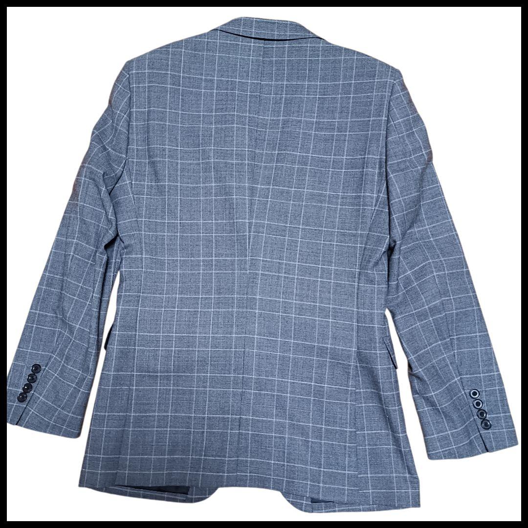 ✨極美品✨リッケンバッカー　スーツ　セットアップ　3ピース　グレンチェック　Ｌ