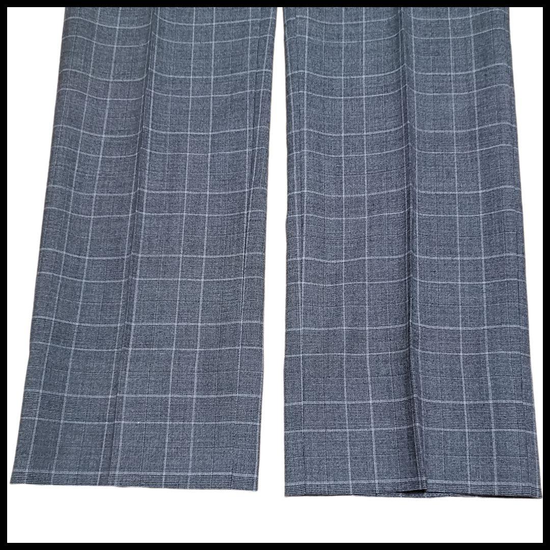 ✨極美品✨リッケンバッカー　スーツ　セットアップ　3ピース　グレンチェック　Ｌ