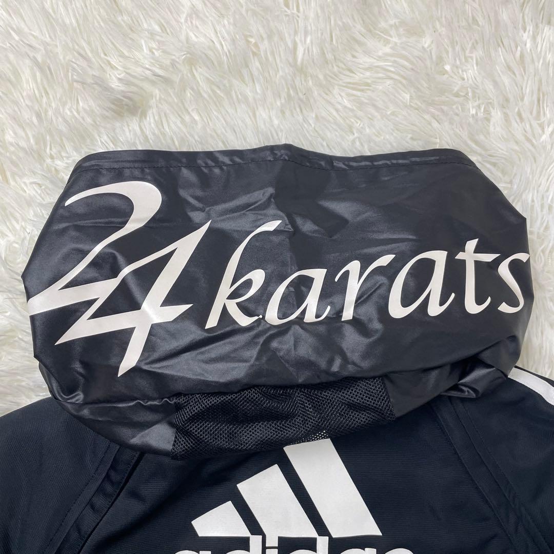 極美品✨ L 24karats adidas ジャージ　セットアップ　黒