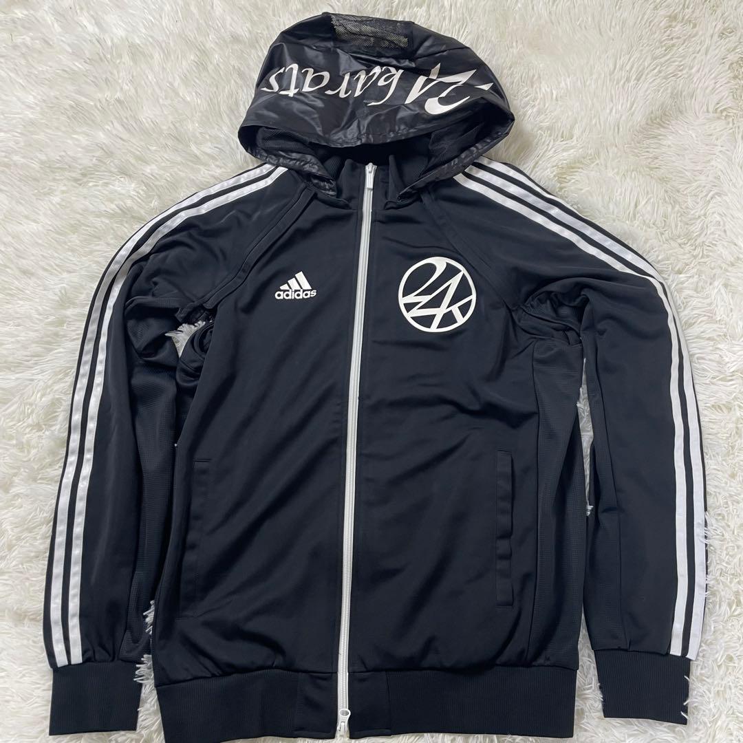 極美品✨ L 24karats adidas ジャージ　セットアップ　黒