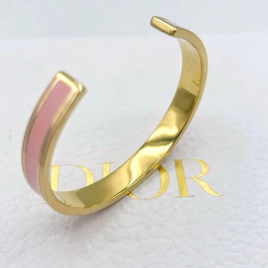 ✨現行・超美品✨DIOR CODE バングル ラッカー ゴールド ブレスレット